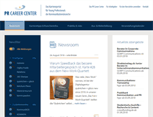 Tablet Screenshot of pr-career-center.com